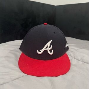 Atlanta braves hat fitted size 7 3/8